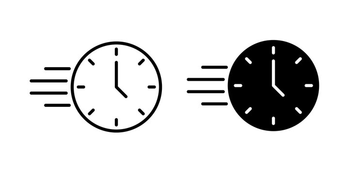 quick response icon flat outline in black