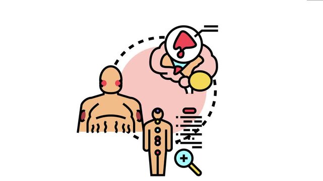 Lh pituitary gland functioning, regulating human body processes creating problems, and doctors performing examination for diagnosis