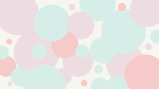 Pastel gradient circles form a dreamy, layered texture ideal for artistic or branding backgrounds.