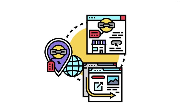 Digital marketing strategy outlining the process of acquiring high quality backlinks, improving search engine optimization, and boosting online presence for business advancement