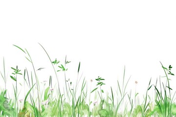 Fototapeta premium Japanese calligraphy meadow vegetation outdoors blossom.