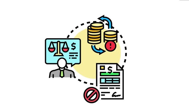 Financial expert evaluating liquidity position with a balance scale and stack of coins, the assessment of money flow and potential financial risks