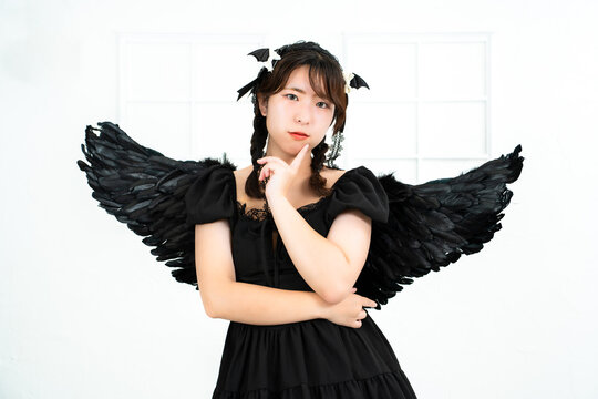 堕天使のコスプレ