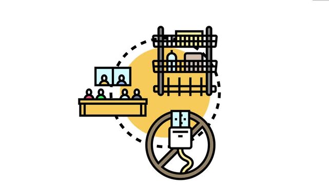 Living space organizing concept including decluttering, storage solutions, remote work setup, and minimizing digital and physical clutter for an optimized lifestyle