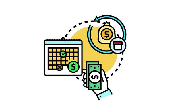 Loan repayment insurance concept presenting income protection plan offering financial assistance for paying monthly loan installments during unemployment or disability