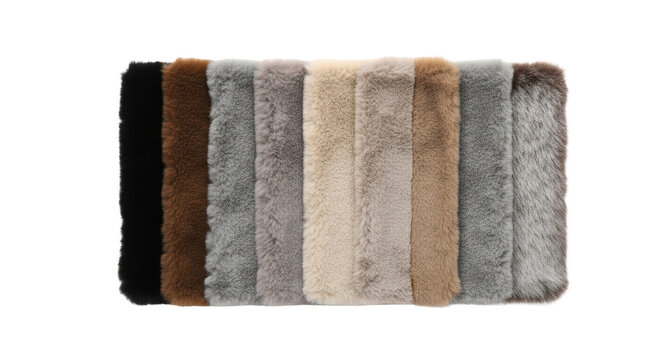 Stack of colorful fuzzy socks.