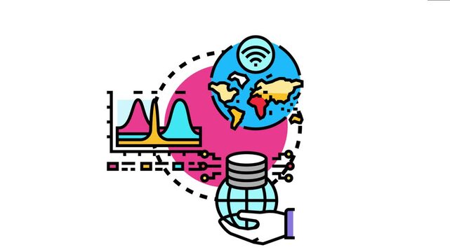 Analyzing global population cohorts and their interactions, tracking data with advanced digital tools and statistical graphs, understanding community dynamics and influence