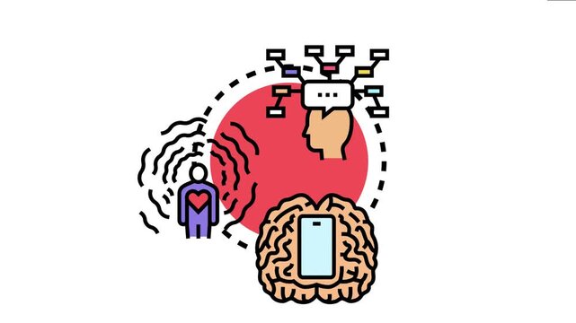 Logical mindset concept bringing together human emotion, digital intelligence, and cognitive processing for effective problem solving and strategic thinking