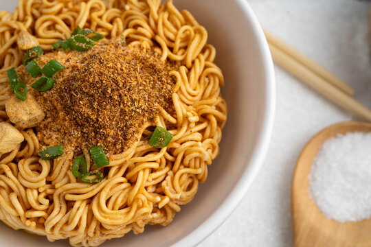 Instant noodles dry junk food with high sodium.