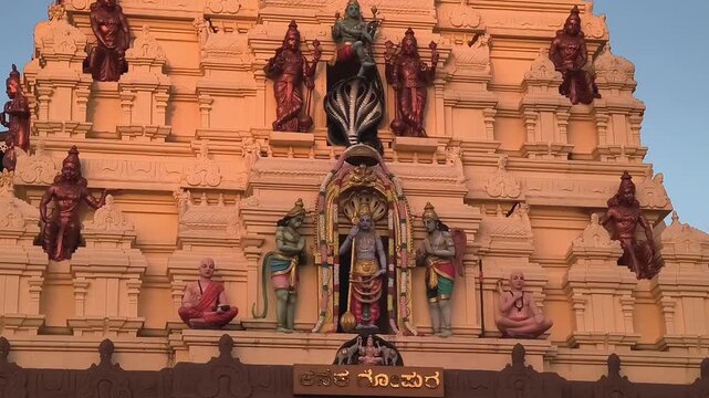 Gopura of Sri Krishna Temple Complex in Udupi, Karnataka