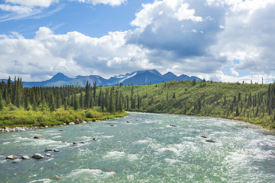 River in mountains