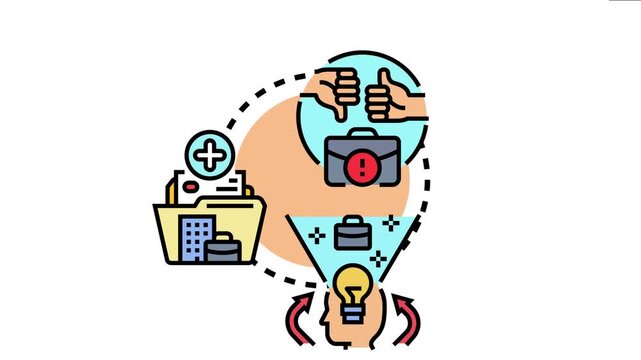 Professional achieving strategic mindset for long term growth, focusing on planning, evaluating opportunities, and implementing business ideas for successful future development
