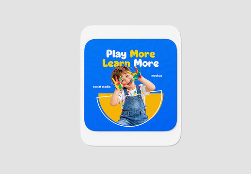 Social Media Card Post Mockup