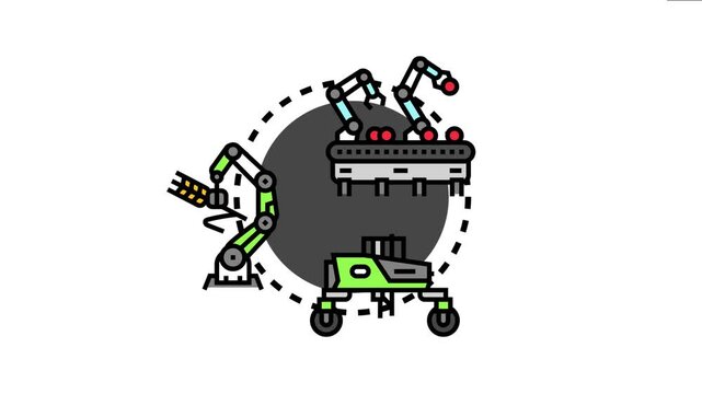 Agricultural robots and autonomous vehicles are optimizing food production processes for sustainability and efficiency, minimizing environmental footprint while harvesting and sorting crops