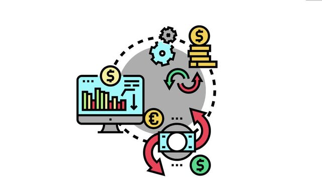 Financial operations with currency exchange and banking fees, optimizing capital for cost reduction and efficient money payments within global economic transactions