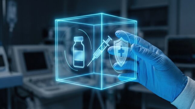 Vaccine development research in global health uses genetic engineering to create advanced medical solutions for disease prevention and protection