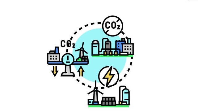 Businesses and industries are actively transitioning to sustainable energy solutions like wind and solar power to significantly reduce carbon dioxide emissions and mitigate climate change impacts