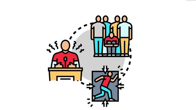 Group of people experiencing lower threat awareness, leading to a reduced state of preparedness and potential vulnerability to external risks