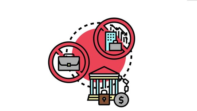 Lower income households experiencing barriers to employment, business growth, and financial independence, symbolizing economic challenges and the struggle for upward mobility