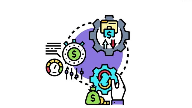 Business concept effective strategies for lowering expenses. Managing financial resources