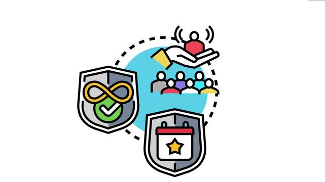 Loyal assurance concept dedicated customer care, lifetime protection, and event planning for community members, symbolizing trust and reliability
