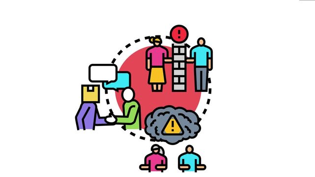 Loyal partners navigating complex business relationships, establishing trust through agreement and avoiding potential threats to maintain strong, lasting connections and successful collaboration