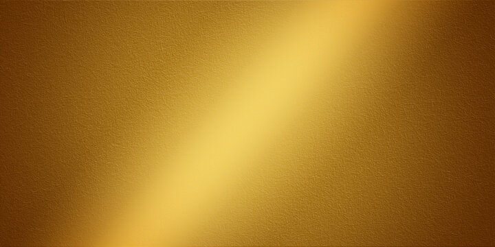 Metallic rough and noise gold foil texture with dot polished glossy abstract background with copy space, metal gradient template for gold border