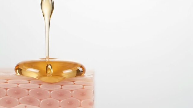 Cosmetic Serum Droplet Epidermal Penetration and Skin Absorption