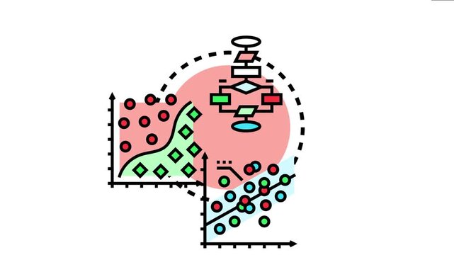 Machine learning models data for analysis, interpreting complex information, creating algorithms, and visualizing relationships to enhance decision making and artificial intelligence systems
