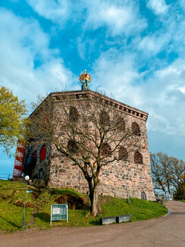 a low angle view of Skansen Kronan in Gothenburg