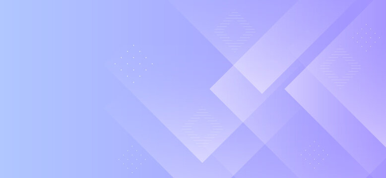 Purple abstract geometric background with diagonal overlapping transparent layers and violet gradients for modern web design
