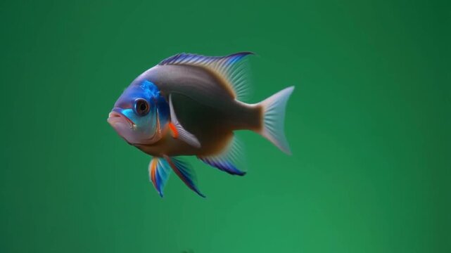 The mandarin fish is a small, brightly colored fish belonging to the dragonet family.