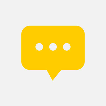 Typing in a chat bubble icon. Speech bubble icon. Concept of SMS/chat. text message vector icon, speech bubble symbol . Vector Illustration . EPS 10 .