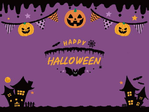 かわいいハロウィンのイラストセット