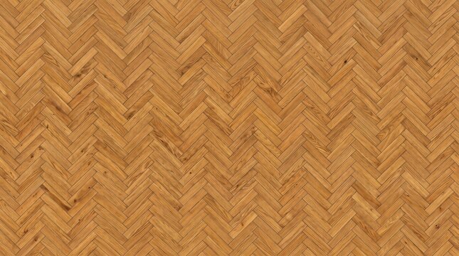 Seamless herringbone wood parquet flooring texture background pattern