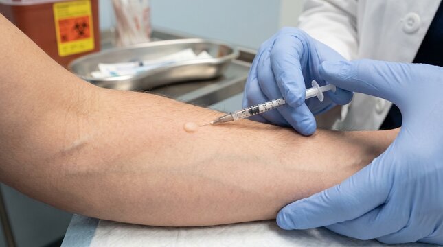 Intradermal PPD Injection for Tuberculosis Screening