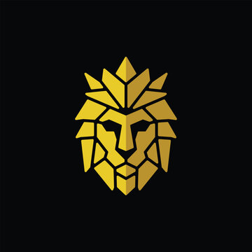 Modern Head Lion Logo &ndash; Bold & Powerful Minimalist Design Illustration Creative Design Template 