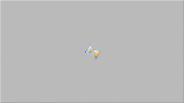 Classic retro 3D UI interaction clicking update button with glitch loading screen