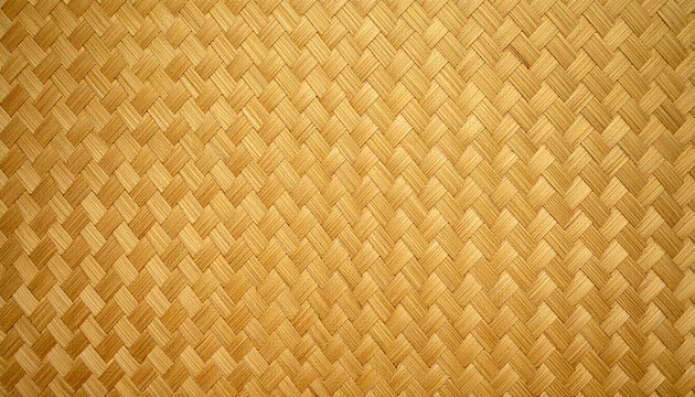 a woven wall covering with a light brown hue. the pattern consists of geometric shapes, predominantly triangles, creating an interlocking design that covers the entire vertical area of the image