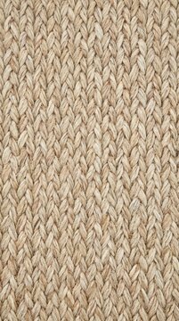 Close-up of a natural sisal rug featuring a tight chunky weave and organic fiber texture