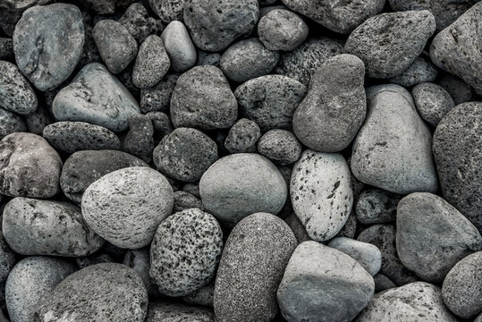 Smooth silver gray volcanic stones elegant texture, Premium natural sophistication, minimalist calm, for luxury interior and architecture design or zen mindfulness basic essential strength concept
