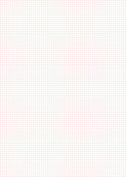 Red dot grid paper background with blank notebook page texture for bullet journal and planning
