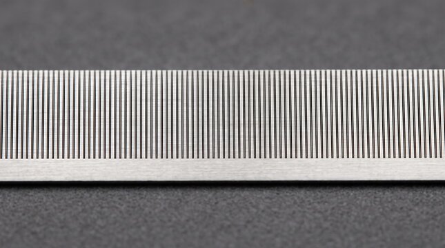 Linear Encoder Scale Strip Macro Photograph