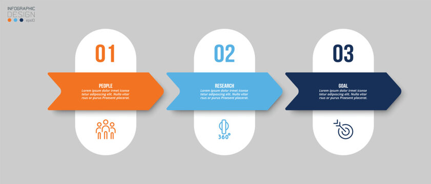 Timeline chart business infographic template.
