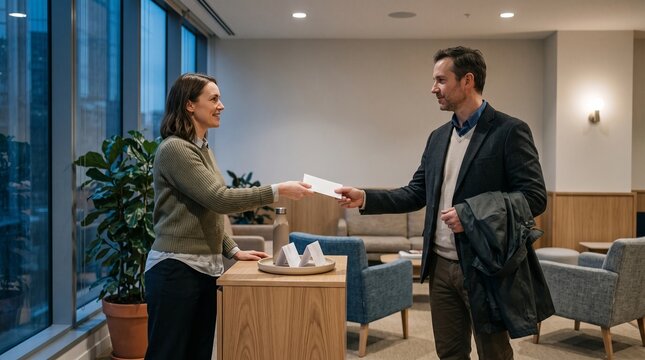 Employee receives sleep wellness support before work