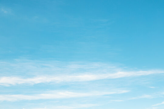 blue sky on a sunny day, landscape background