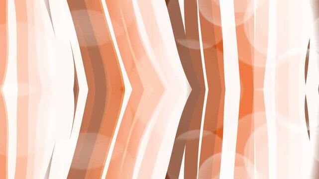 Warm Toned Abstract Background with Dynamic Vertical Lines and Bokeh Effects, Symmetrical Geometric Pattern in Shades of Orange and Brown, creating a Modern Visual Design