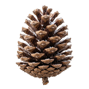 pine cone isolated on transparent background