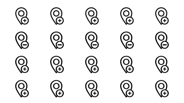 a smooth zoom in and zoom out location navigation interface design template set