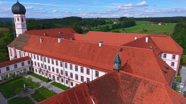 Kloster Beuerberg, Eurasburg-Beuerberg, Oberbayern, Bayern, Deutschland